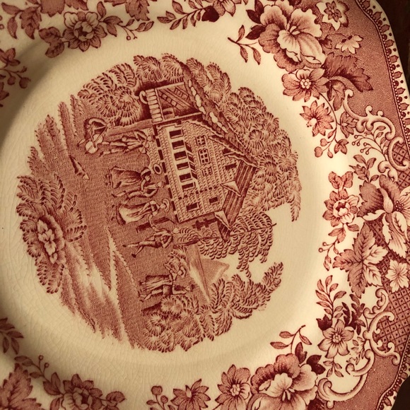 3- Avon Cottage Wedgewood Salad Plates - Picture 8 of 10
